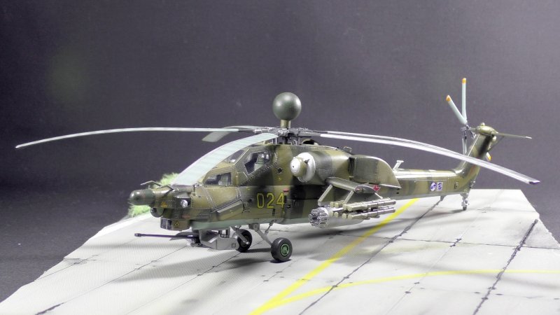 Ми-28 вертолёт модель