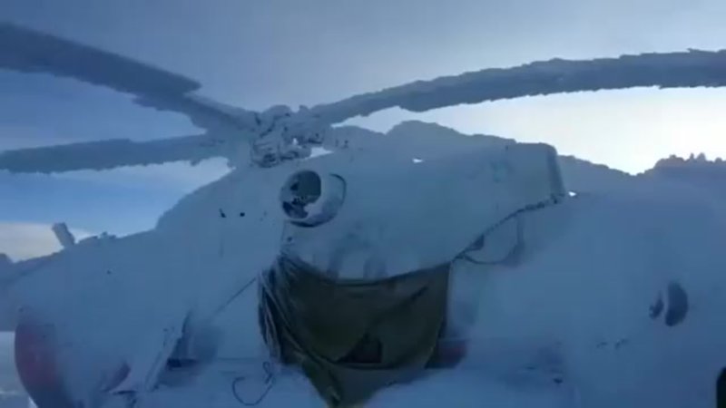 Обледенение вертолета