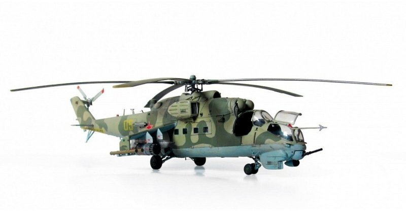 Сборная модель zvezda Советский ударный вертолет ми-24в/ВП "крокодил" (7293pn) 1:72
