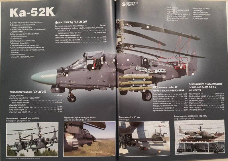Ка-52 вертолёт сбоку