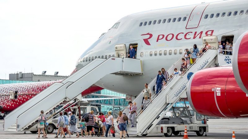 Боинг 747 в Сочи