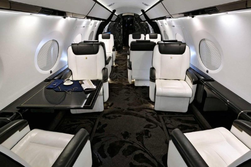 Gulfstream 650 er салон