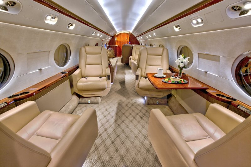 Gulfstream g450 салон VIP