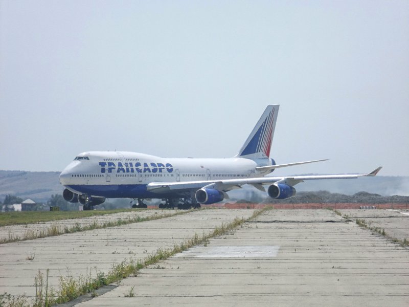 Боинг 747 в Минеральных Водах