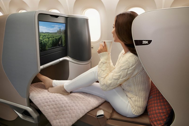 Business class Boeing 787 10 Sia Singapore Airlines