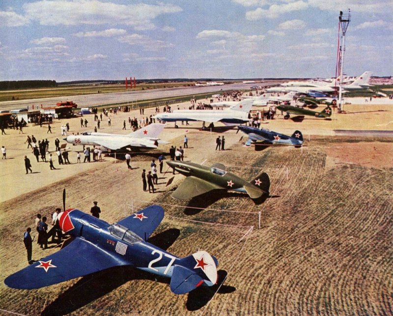 9 Июля 1967 воздушный парад в Домодедово