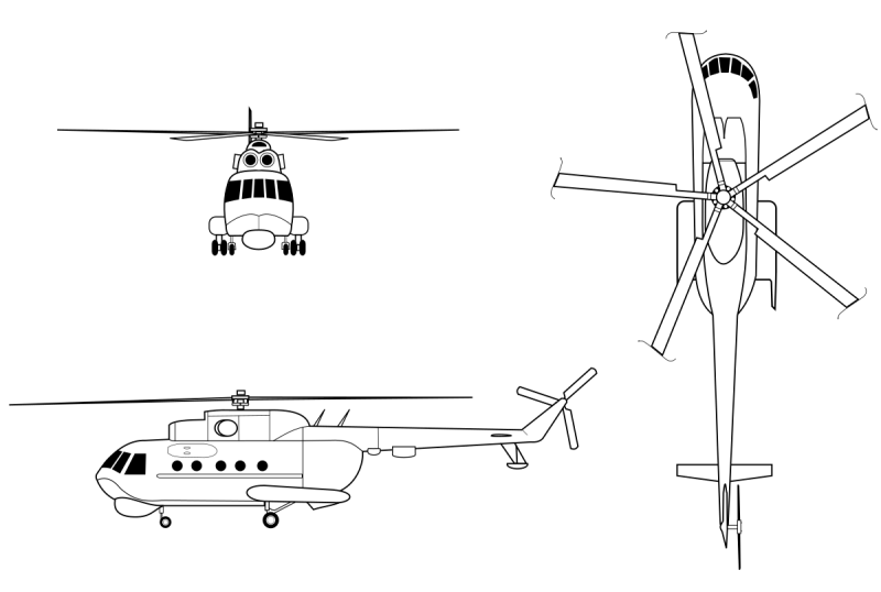 Ми-8 вертолёт