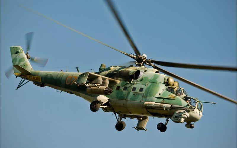 Военный вертолёт ми 24