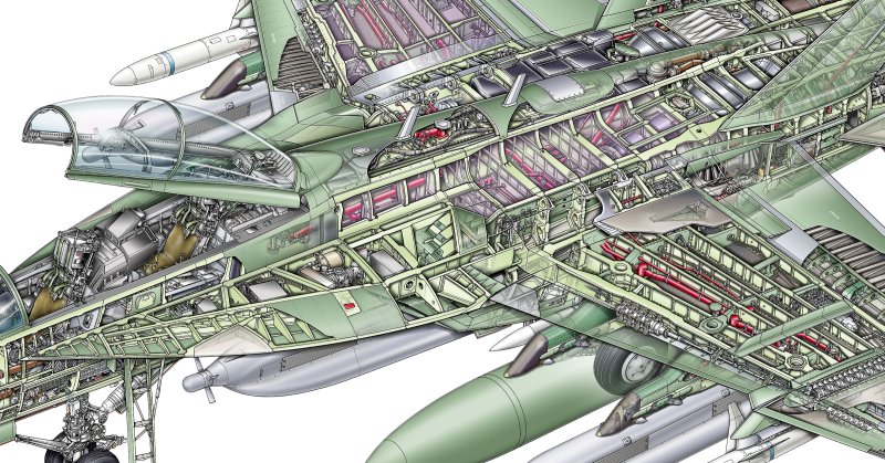 Буран космический корабль Cutaway