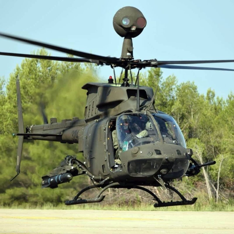 Oh-58d Kiowa Warrior вертолет