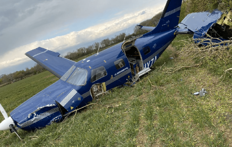 Zeroavia hydrogen Test Bed crashes after off-Airport landing