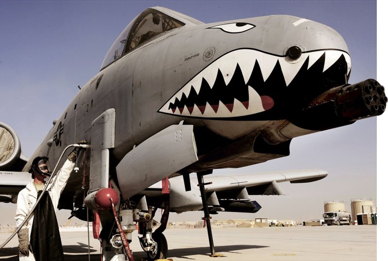 A10 Thunderbolt 2 пушка