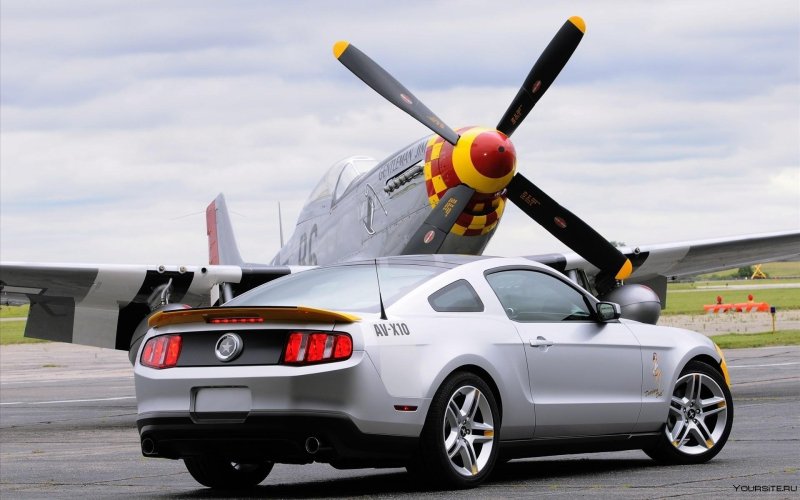P 51 Mustang и Форд Мустанг