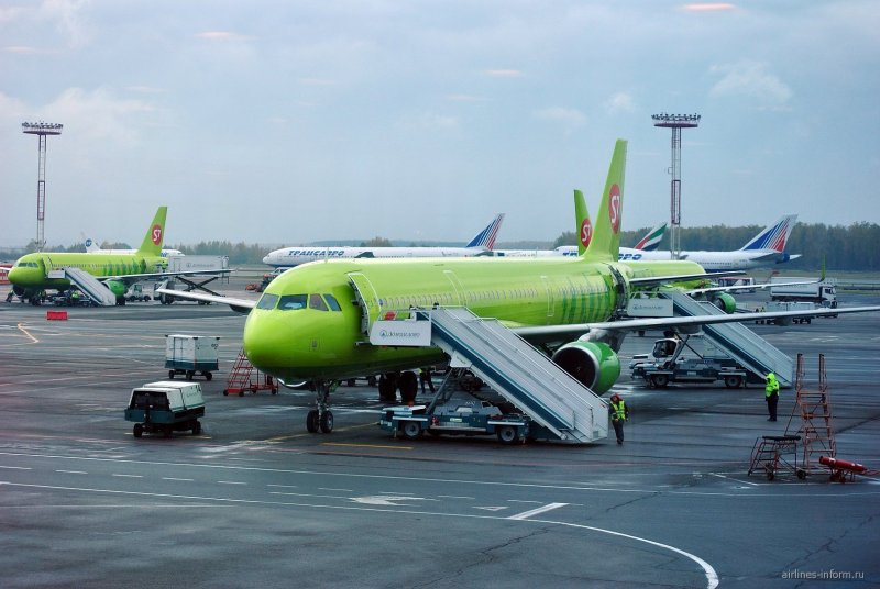 Airbus a321 s7 Домодедово