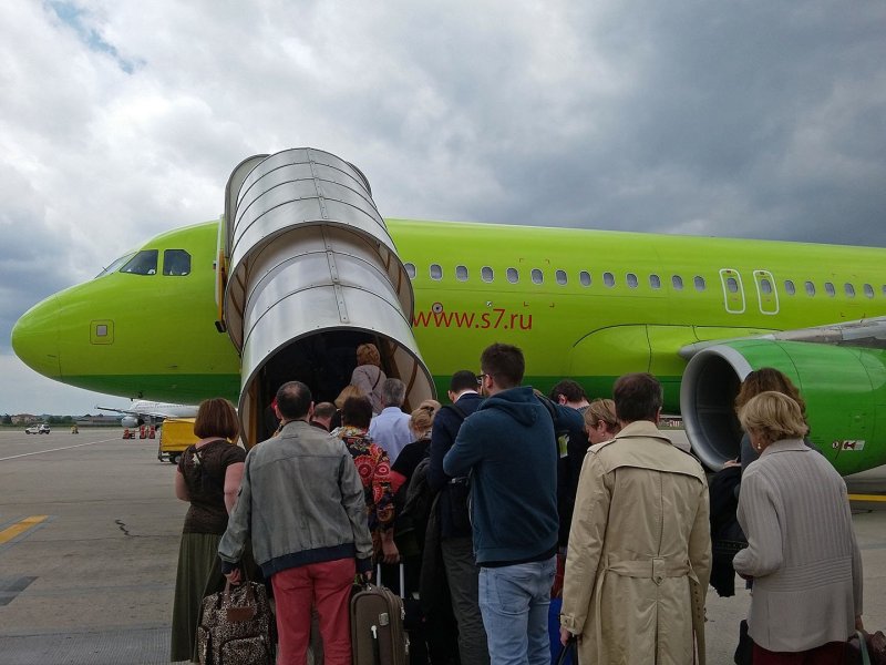 Парк самолетов s7