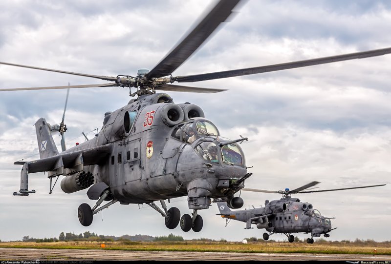 Ми-24вп Балтийского флота
