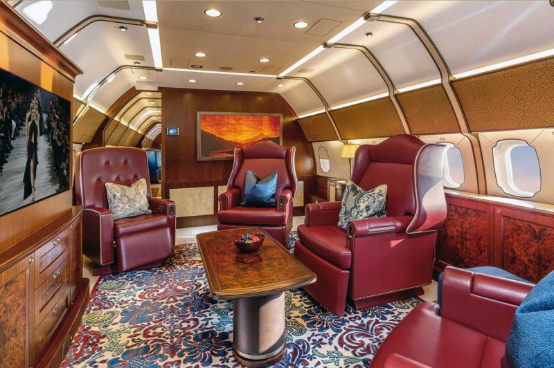 Boeing 737 BBJ интерьер