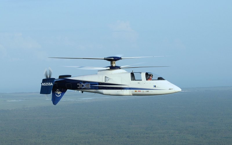 Sikorsky x2 вертолет