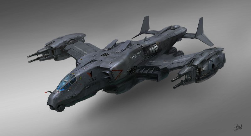 Десантный космический корабль Star Citizen