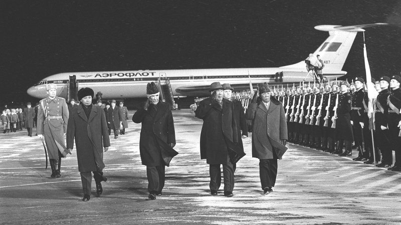 Ил-62 самолёт Брежнева