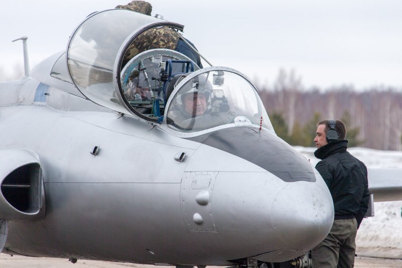 Л-29 С пилотом