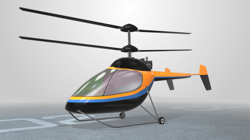 Вертолет r34 Rotor