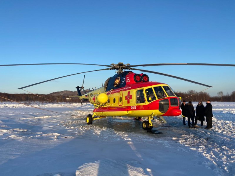 Санитарный вертолет ми-8амт