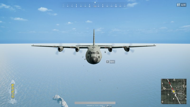 PUBG mobile самолет