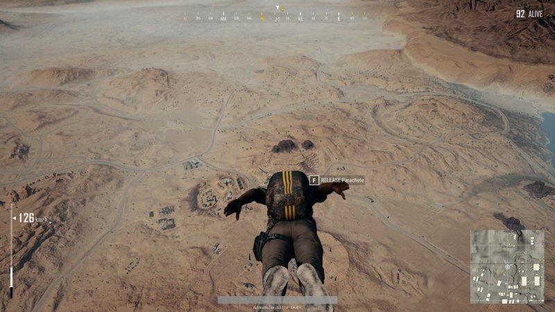 PUBG высадка