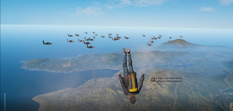 PUBG самолет