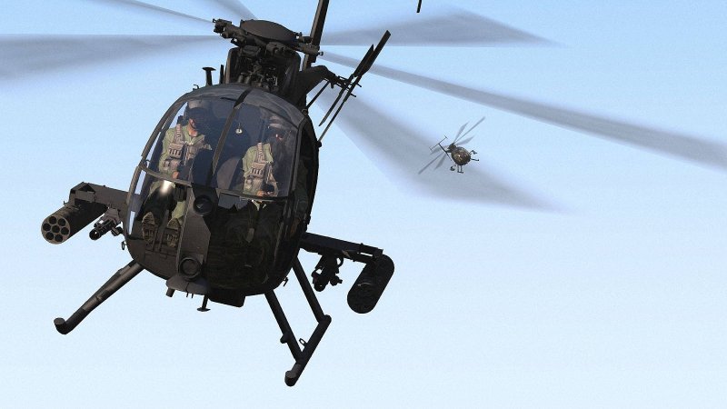 Arma 3 вертолет MH-6