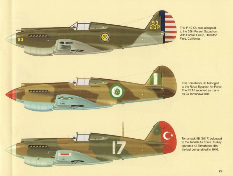 P-40 Tomahawk компоновка