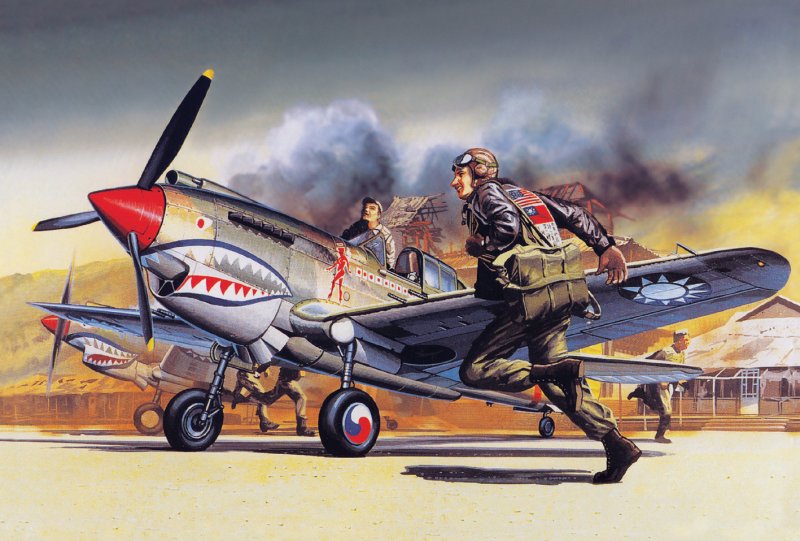 Curtiss p-40b Tomahawk 1 72
