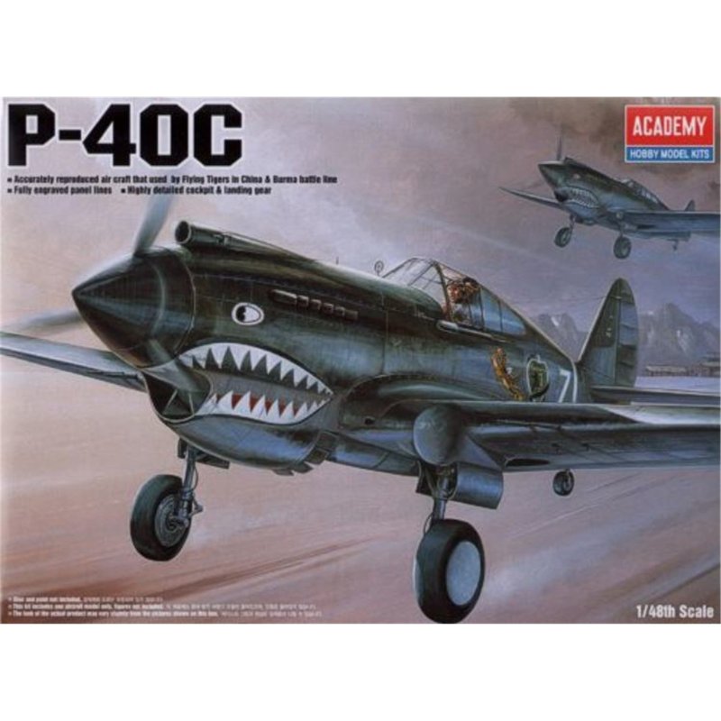 Curtiss p-40 Tomahawk модель