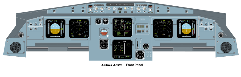 Панель управления Аэробус 320