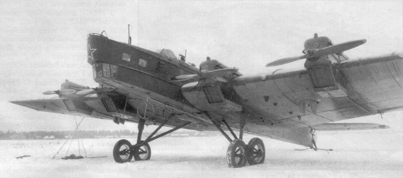 Тяжелый бомбардировщик ТБ-3 ант-6