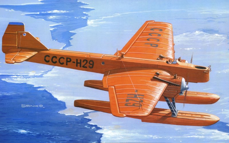 Полярная Авиация СССР ТБ 3