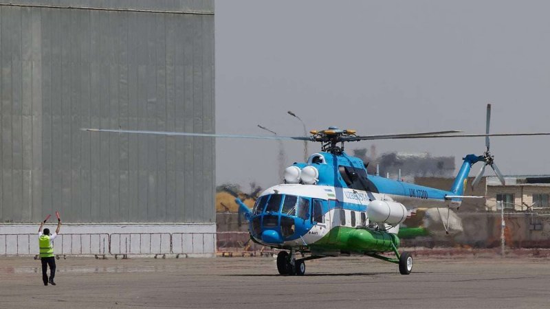Вертолёт ми-8 Узбекистан
