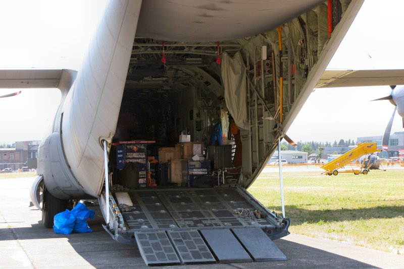 C-130 Hercules грузовой отсек