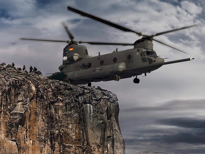 Ch 47 Chinook во Вьетнаме