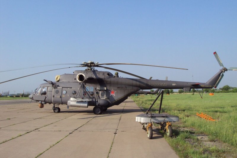 Ми 8 АМТШ снизу