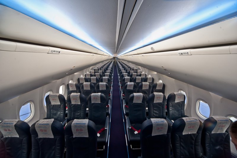 Салон самолета Боинг 737