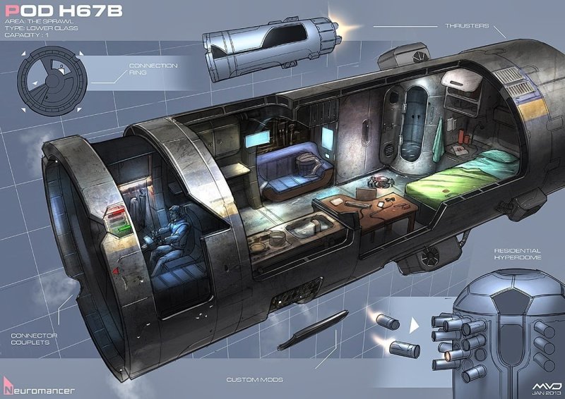 Sci Fi бункер концепт