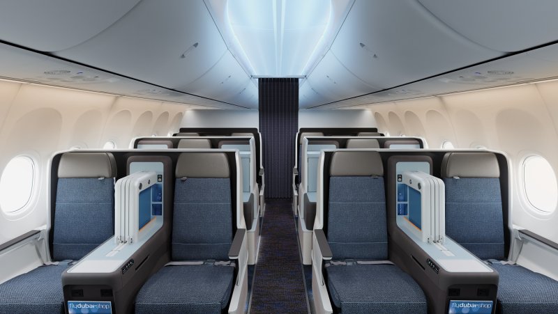 Flydubai Boeing 737 бизнес класс