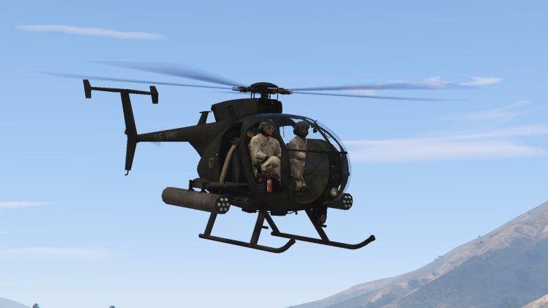 Ah6 вертолет PUBG