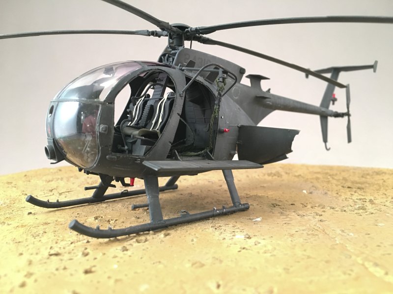 Kitty Hawk вертолет 1:48 MH 6