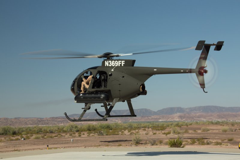 MD 530f Attack Helicopters in Action