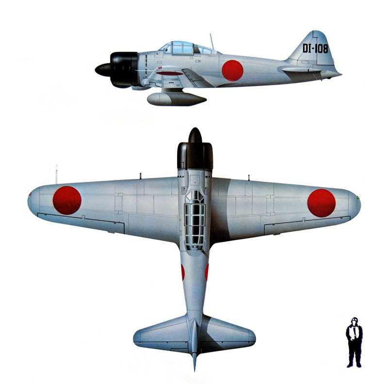 Самолёт a6m2 Zero
