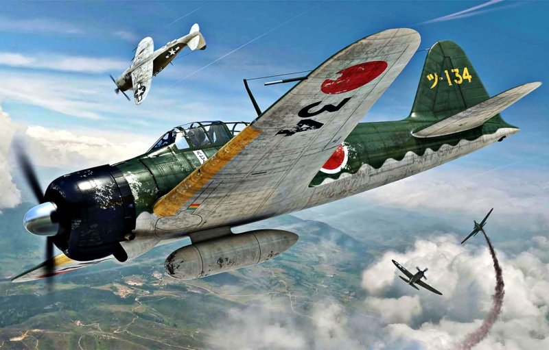 Самолёт a6m2 Zero