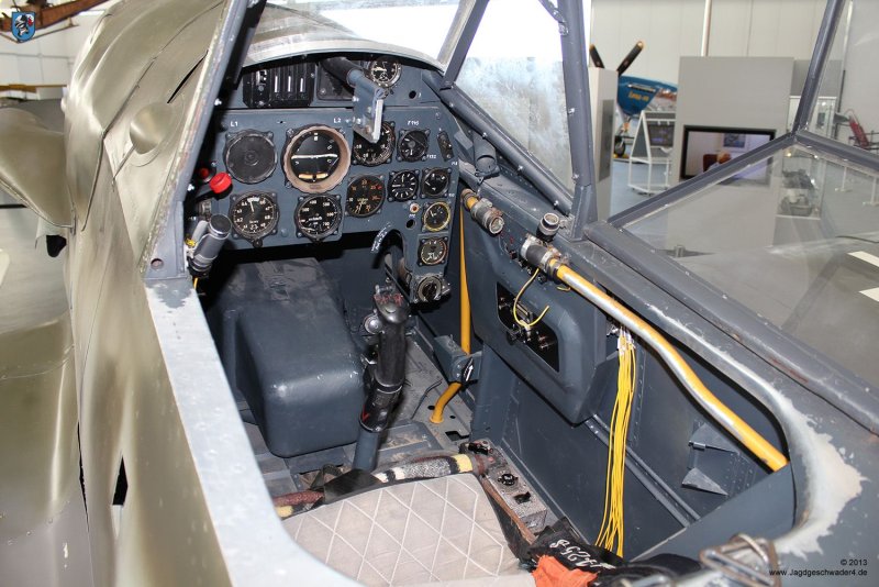 Messerschmitt bf.109 кабина